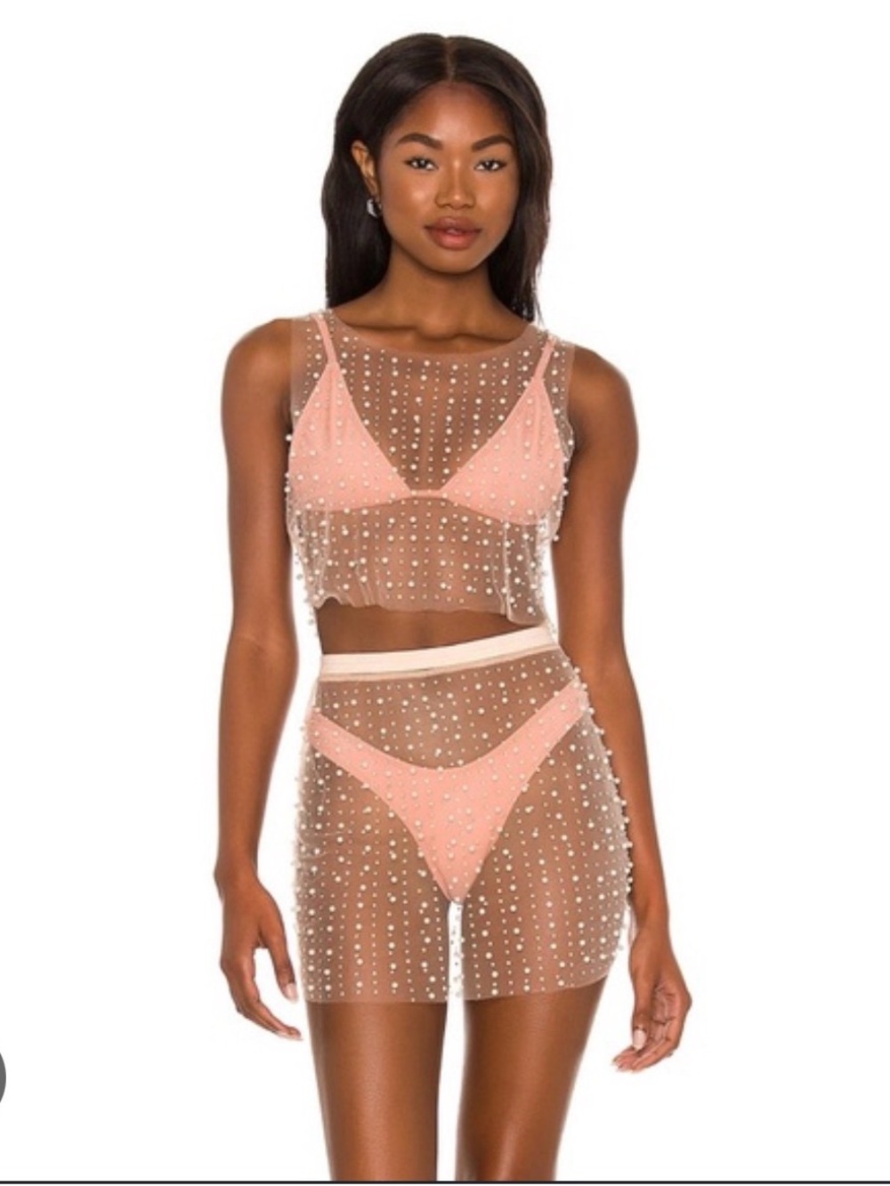Beach Bunny Glitzy Girl Mesh Beaded set